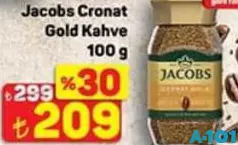 JACOBS CRONAT GOLD ÇÖZÜNEBİLİR KAHVE 100 G fiyat ve kampanya bilgisi
